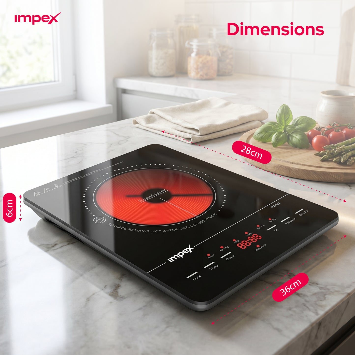 طباخ الكتروني Infrared Cook Top IR 2701