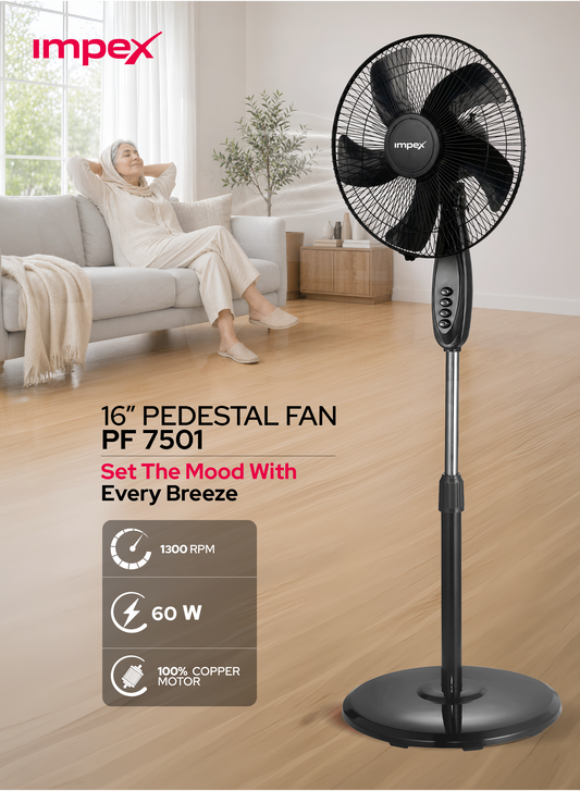 مروحة Pedestal Fan -Pf 7501