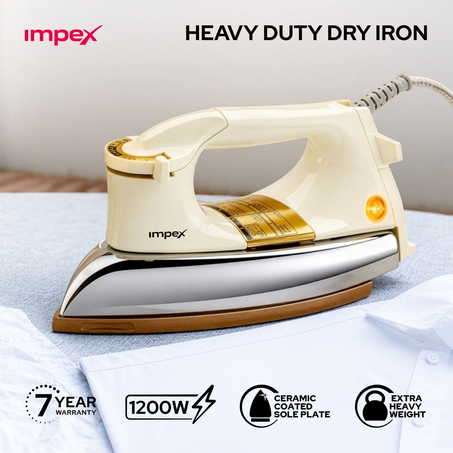 مكوة كهربايئة Iron Box Heavy - IB 201