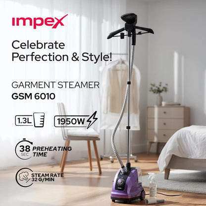 Impex Garment Steamer GSM6010 مكواه بخار علاق