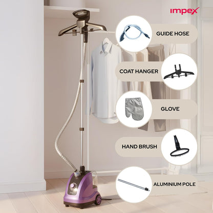 Impex Garment Steamer GSM6010 مكواه بخار علاق