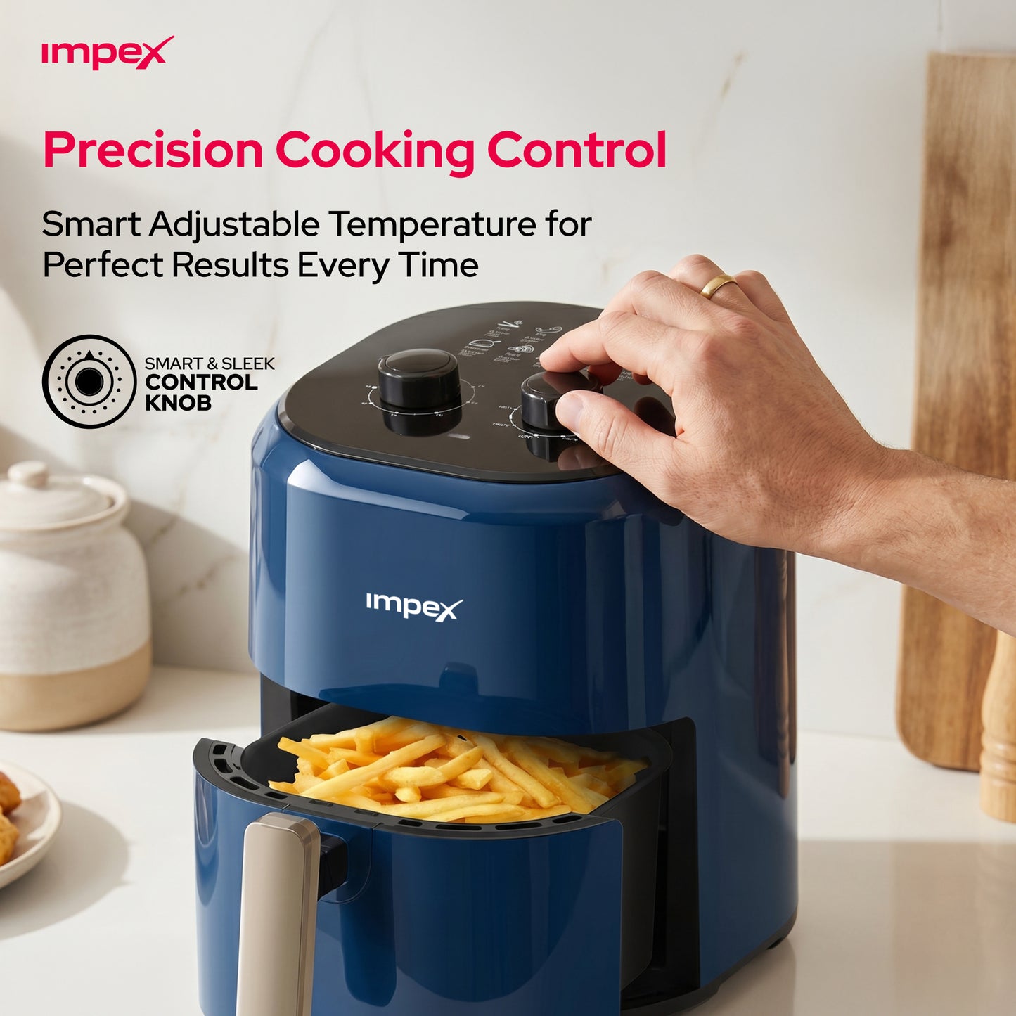 Impex 4.5 Ltr. Mechanical Air Fryer (AF4500) مقلاة هوائية