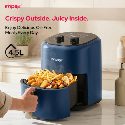 Impex 4.5 Ltr. Mechanical Air Fryer (AF4500) مقلاة هوائية