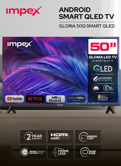 IMPEX QLED Smart LED TV (GLORIA50Q) التلفاز