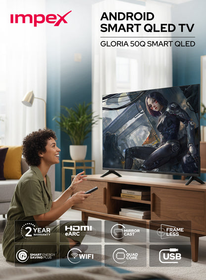 IMPEX QLED Smart LED TV (GLORIA50Q) التلفاز