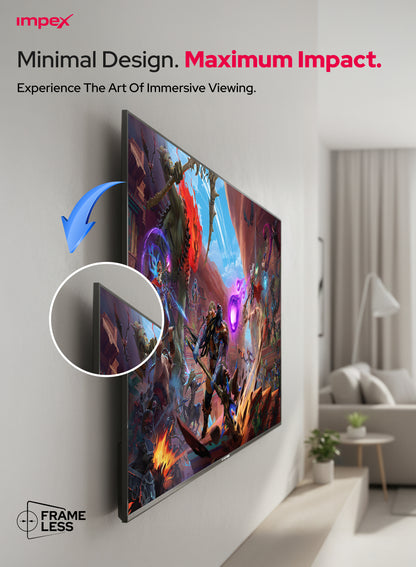 IMPEX 70 Inch UHD 4K Smart LED TV  (GLORIA 70 SMART) التلفاز