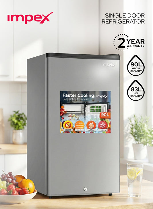 Impex 90L Single Door Refrigerator (IMRF140C) ثلاجة
