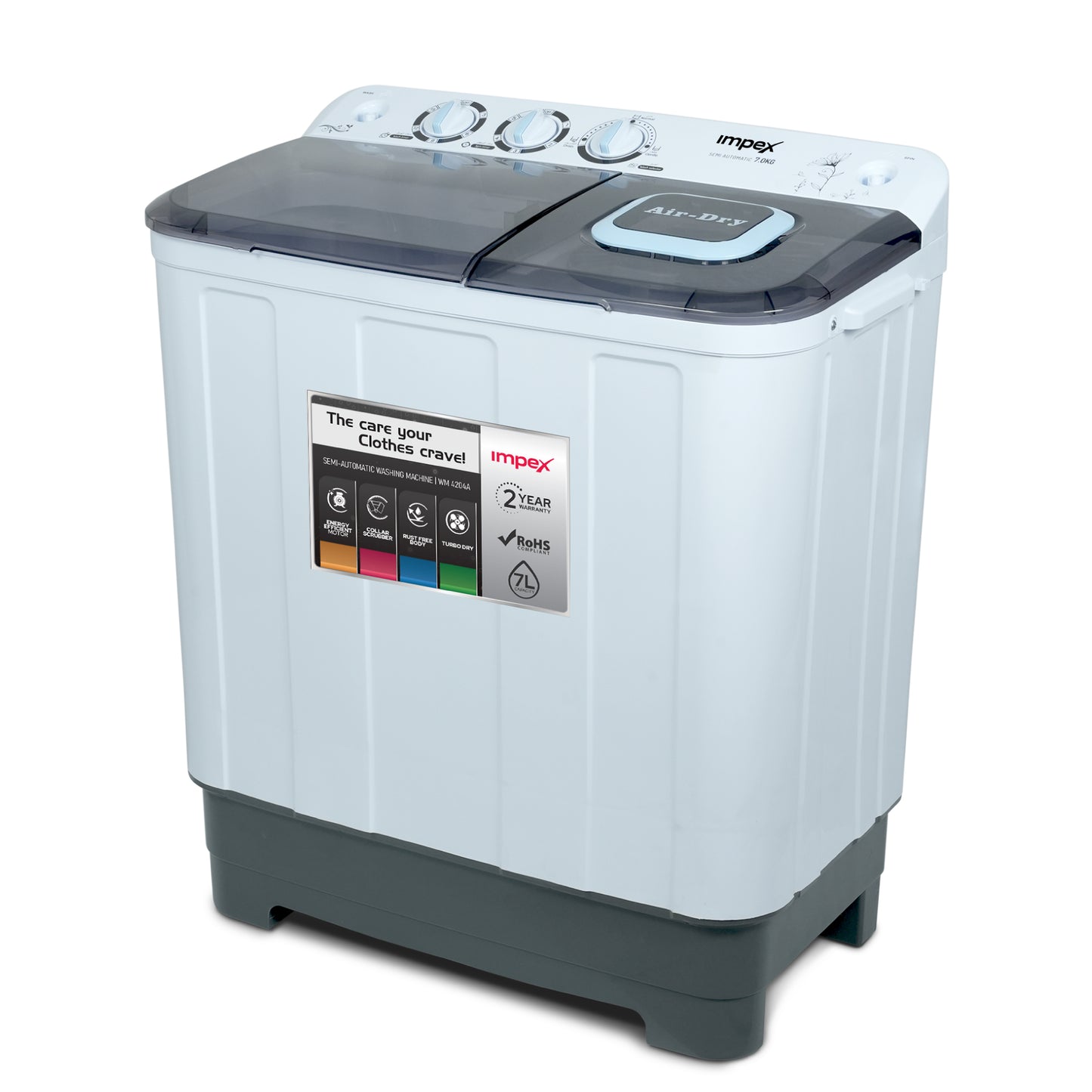 غسالة ملابس Washing Machine WM 4204 7KG