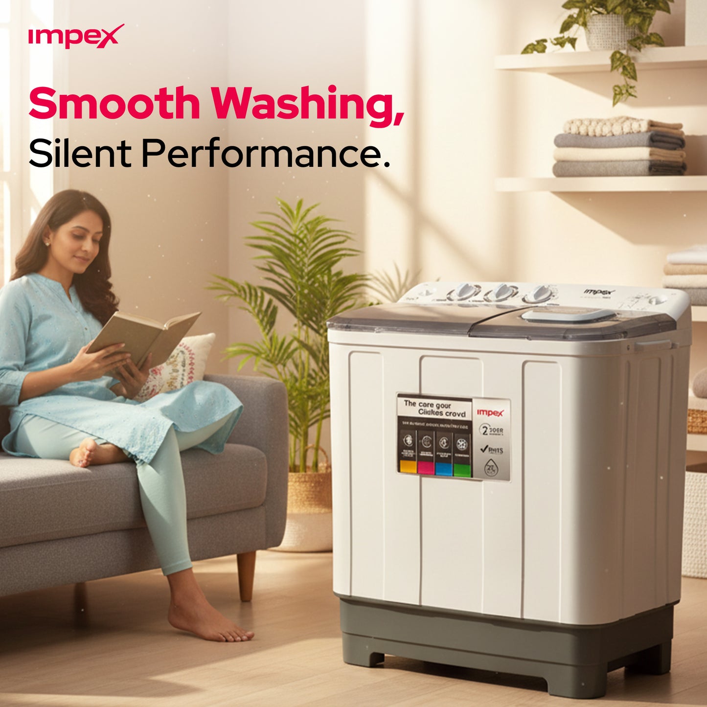 غسالة ملابس Washing Machine WM 4204 7KG