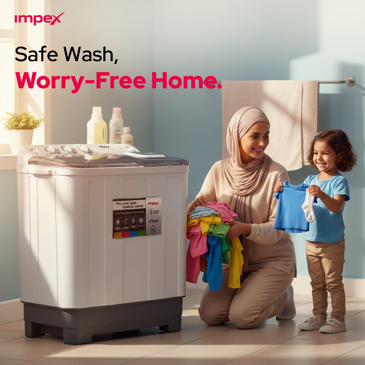 غسالة ملابس Washing Machine WM 4204 7KG